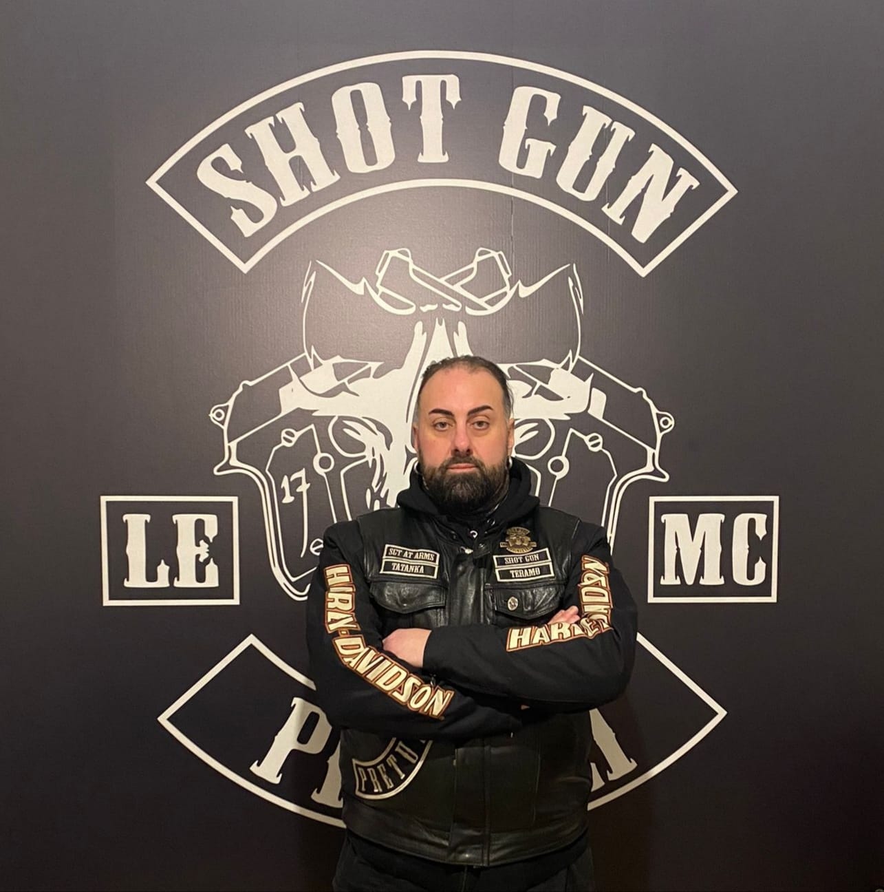 Elvis Di Gregorio Red Nomad Motoclub Shot Gun Pretuzi Teramo